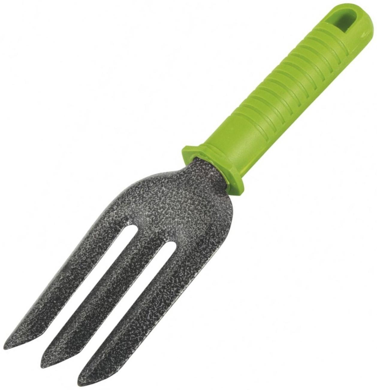 Вилка посадочная, длина 25 см, стальная, пластиковая ручка, STANDARD