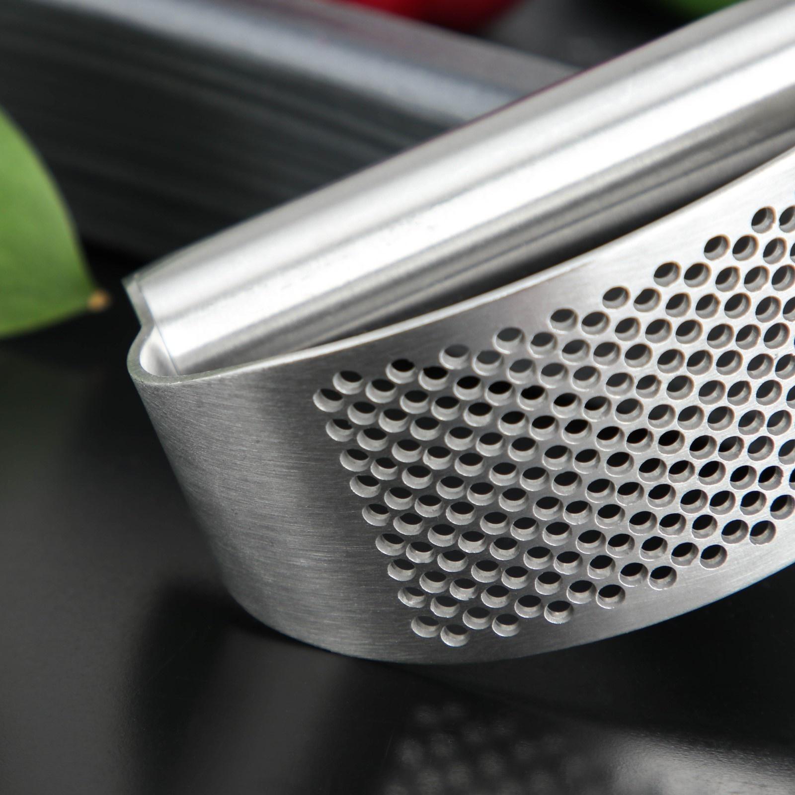 Пресс для чеснока Доляна Steel, 10×5 см, нержавеющая сталь, цвет серебряный