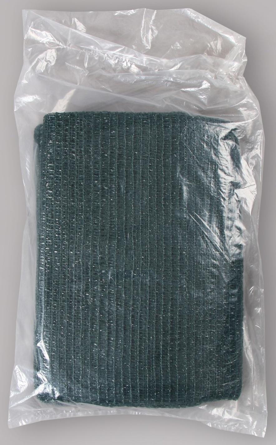 Сетка фасадная затеняющая, 3 × 5 м, плотность 35 г/м², тёмно-зелёная