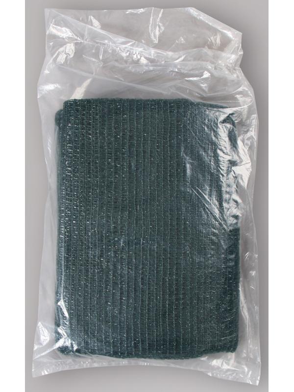 Сетка фасадная затеняющая, 3 × 5 м, плотность 35 г/м², тёмно-зелёная