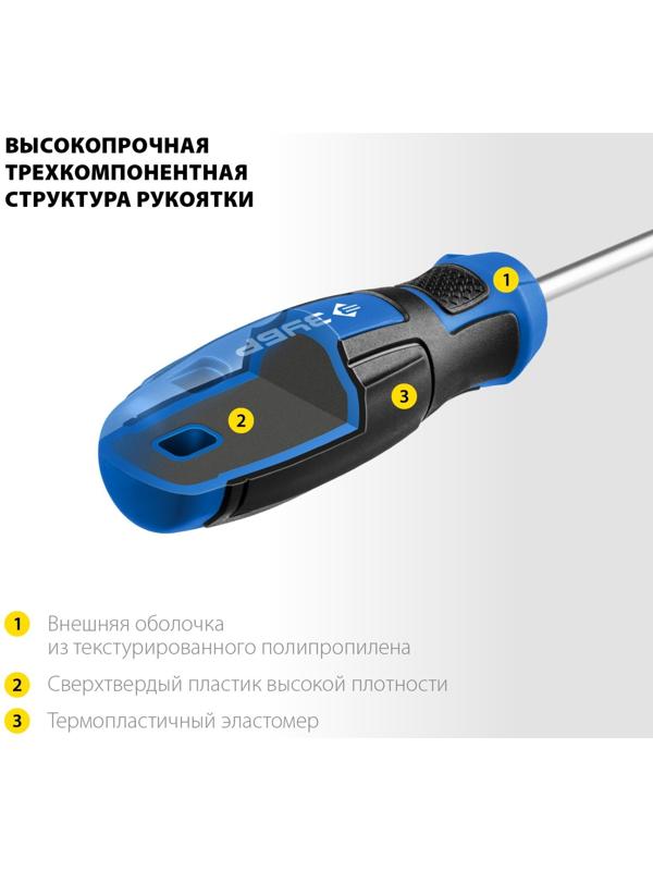 Набор отверток ЗУБР 25242, Профессионал-18, 18 шт.