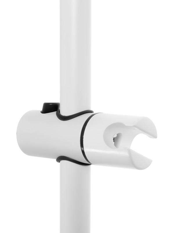 Душевая стойка ZEIN W1005, с держателем, белый