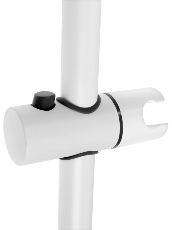 Душевая стойка ZEIN W1005, с держателем, белый