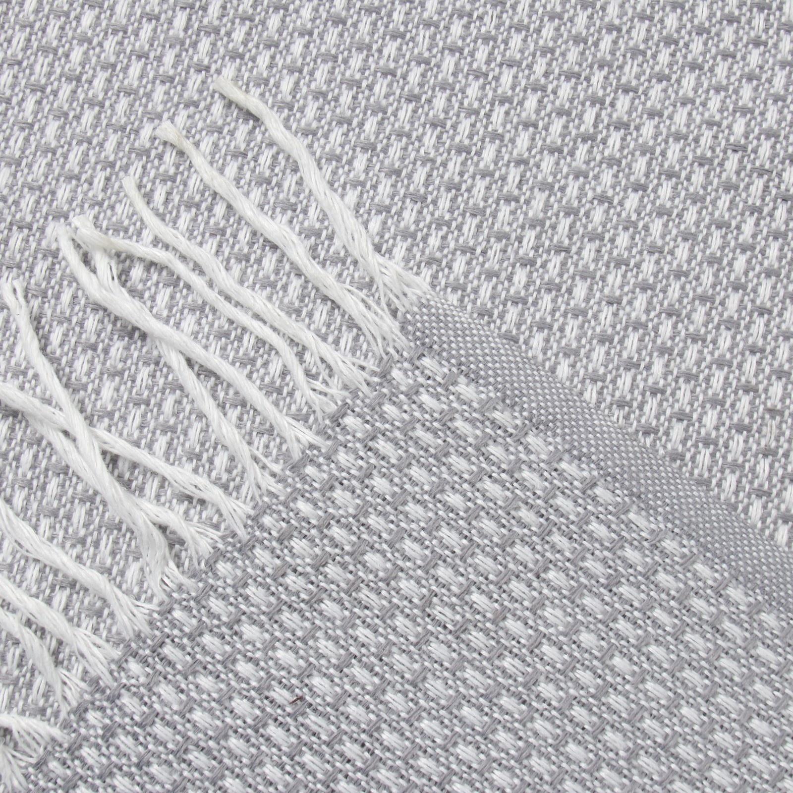 Плед Валенсия 140х200см, 155S/MARE, бел/кастор, хл 50%, пэ 30%, пан 20%