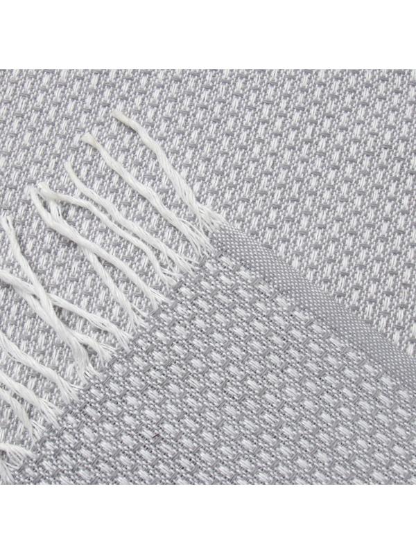 Плед Валенсия 140х200см, 155S/MARE, бел/кастор, хл 50%, пэ 30%, пан 20%