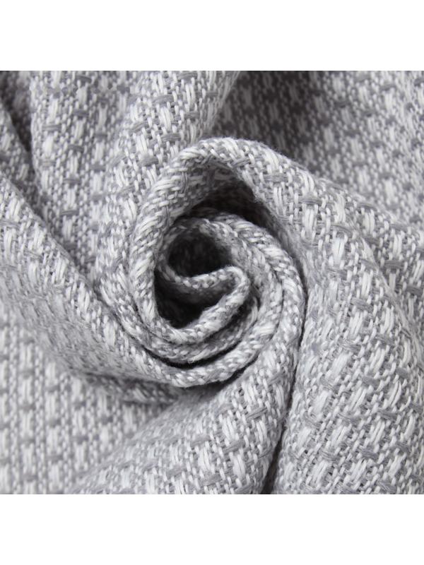 Плед Валенсия 140х200см, 155S/MARE, бел/кастор, хл 50%, пэ 30%, пан 20%