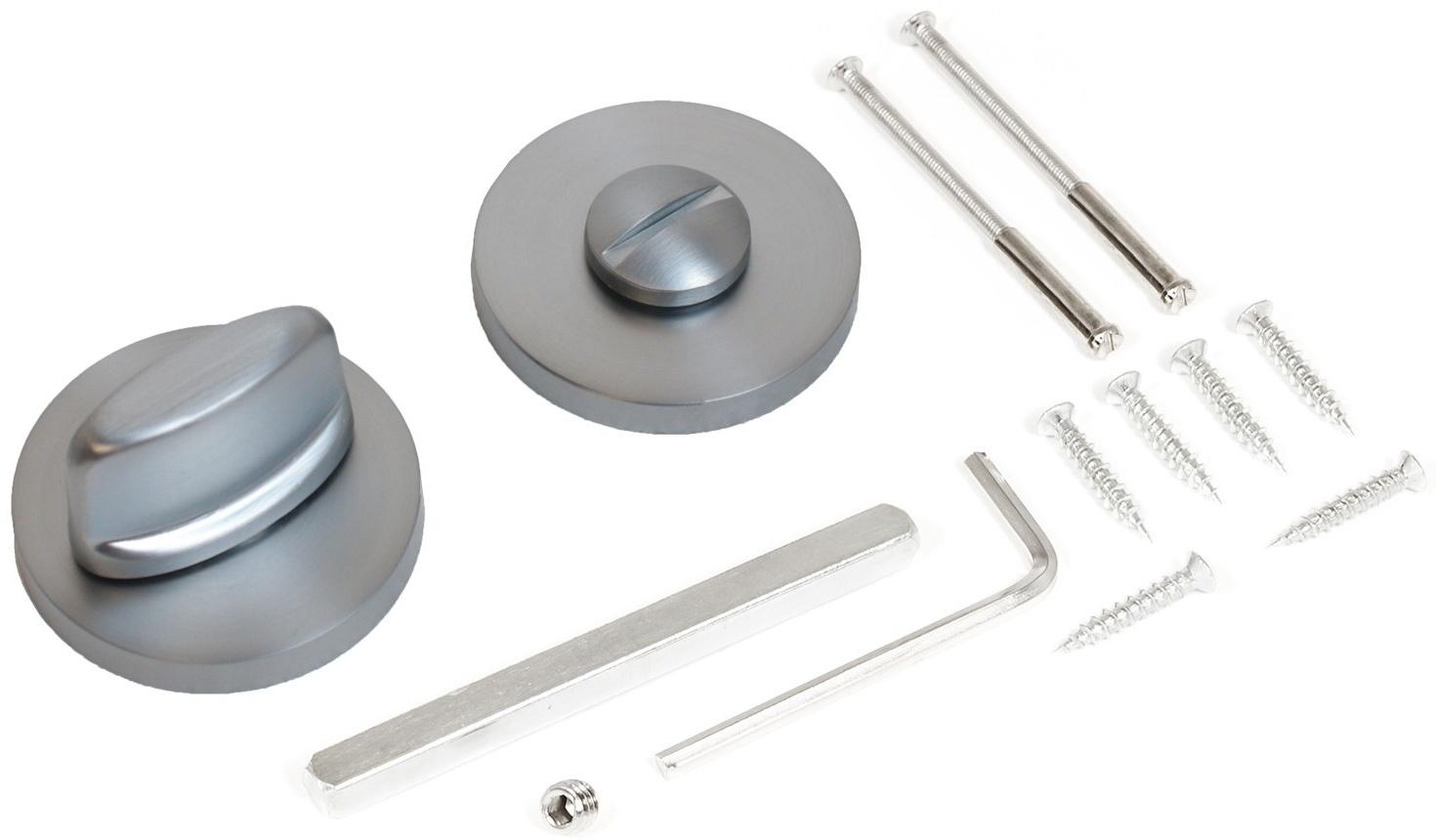 Сантехническая завертка к ручкам ALLUR ART COLLECTION BK-R2 SC(7190), цвет матовый хром