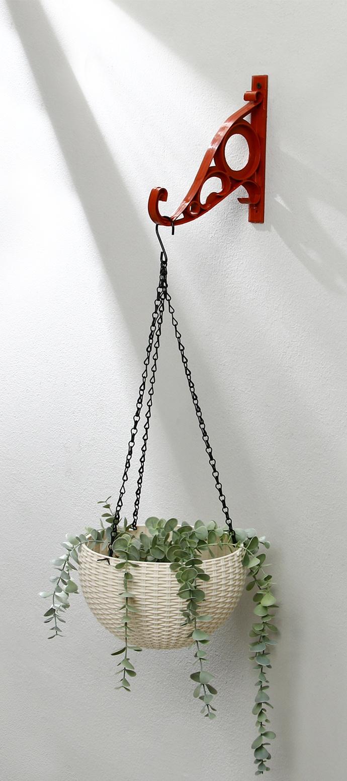 Кронштейн для кашпо, 20 см, пластик, «Барокко»