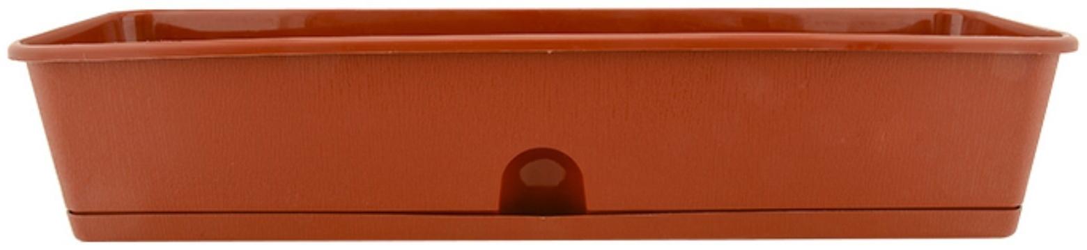 Ящик дла рассады, 60 × 15 × 12 см, коричневый