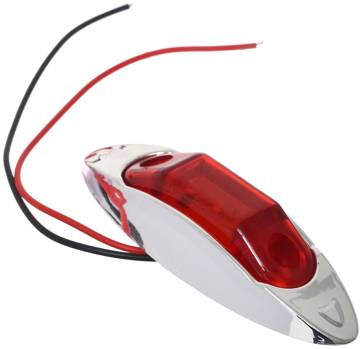 Фонари габаритные боковые задние для грузовых машин, красный свет, 2 шт, 24 В, BD-7045-24V