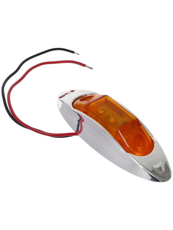 Фонари габаритные боковые задние для грузовых машин, желтый свет, 2 шт, 24 В, BD-7046-24V