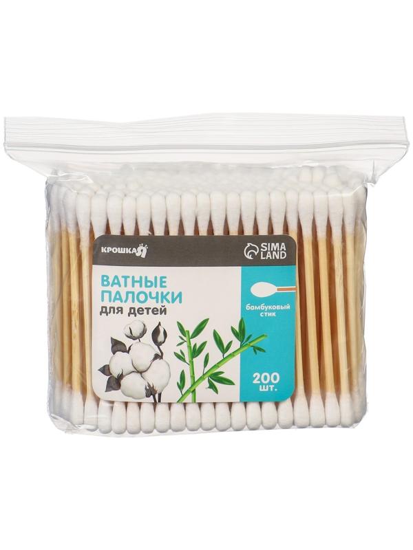 Ватные палочки, наконечник - классика, хлопок/бамбук(стик) 1000 шт