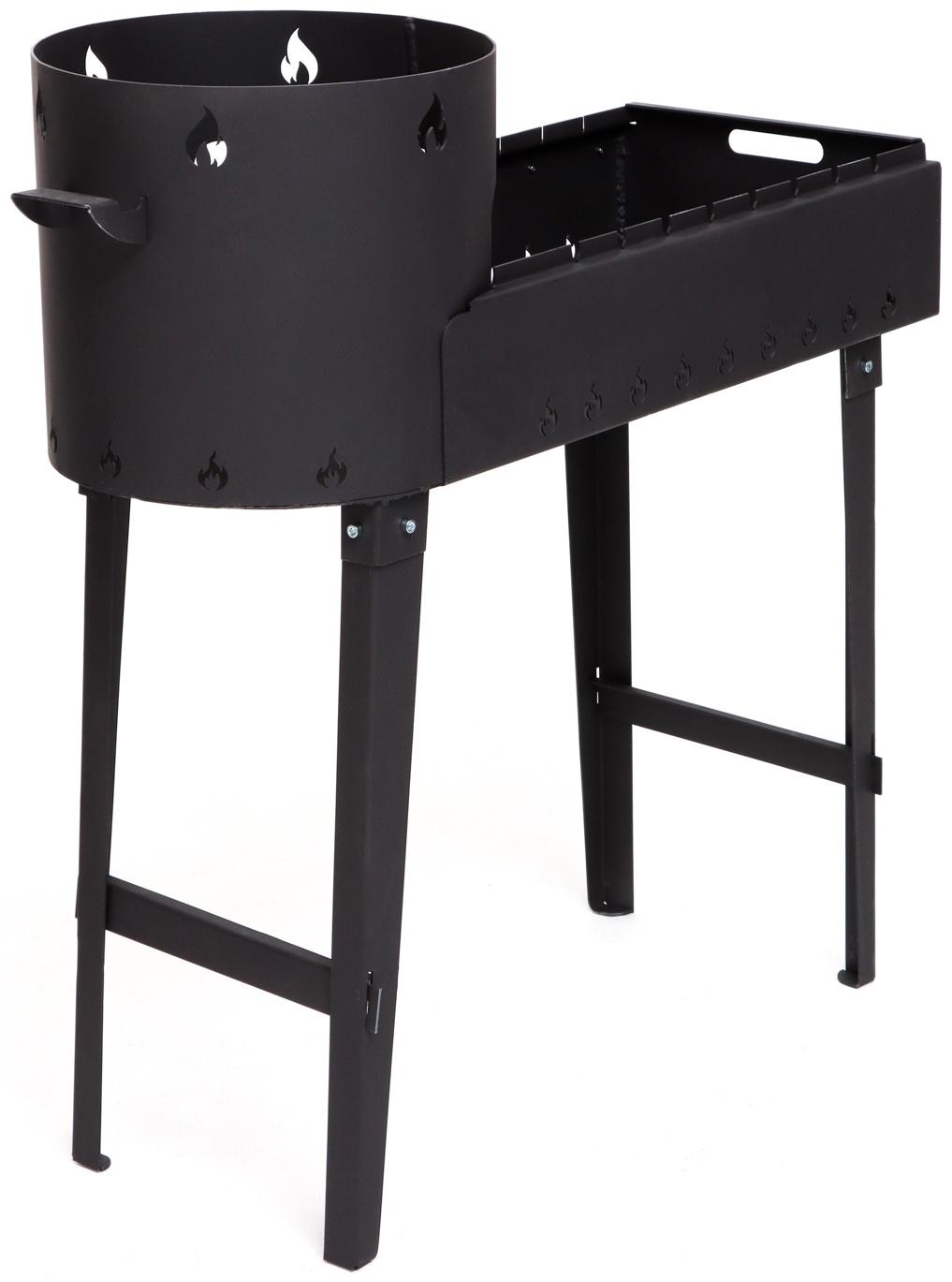 Мангал с очагом 