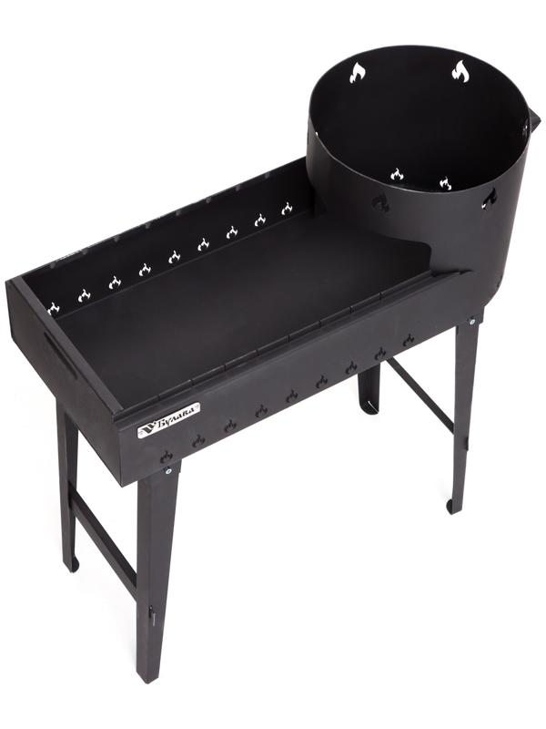 Мангал с очагом 