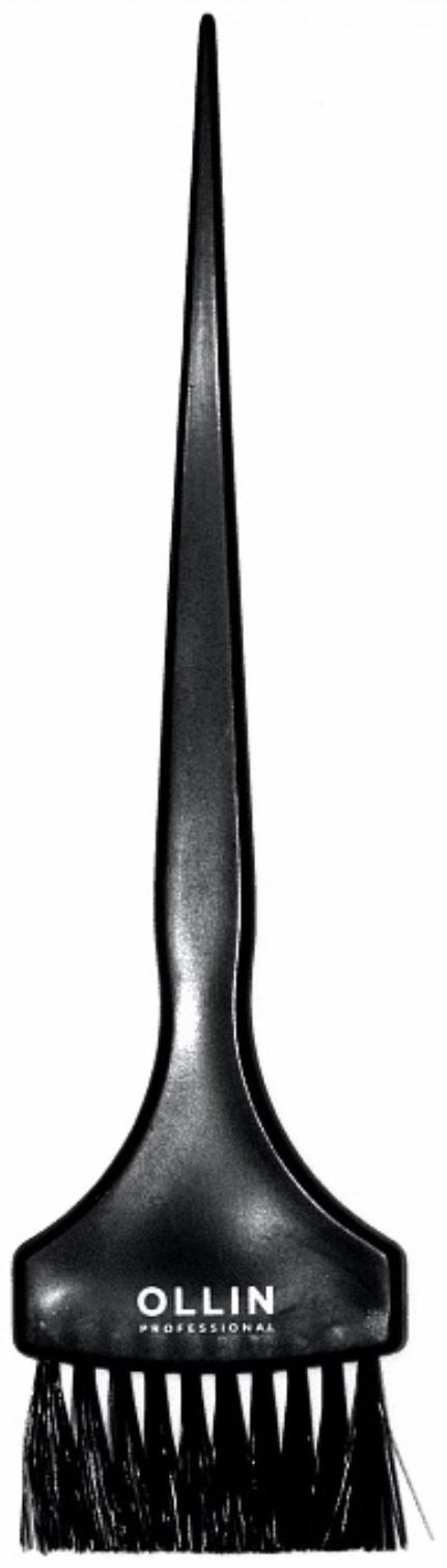 Кисть для краски Ollin Professional, широкая, чёрная