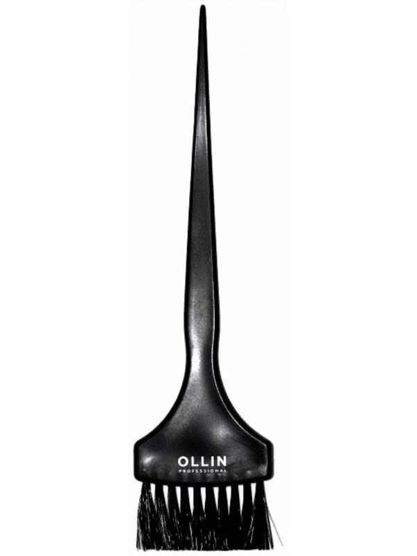 Кисть для краски Ollin Professional, широкая, чёрная
