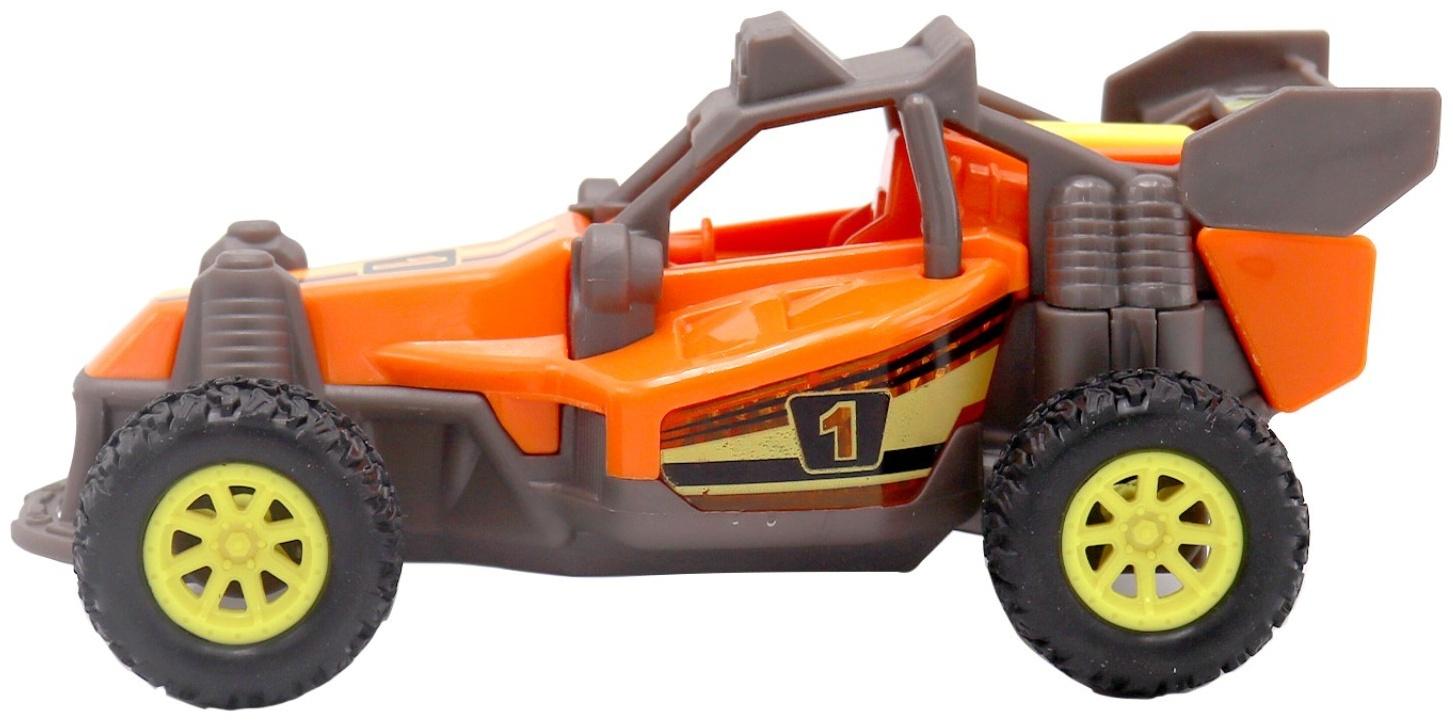 Машинка Funky Toys «Безумные гонки. Внедорожник», со светом и звуком, 12 см, цвет оранжевый
