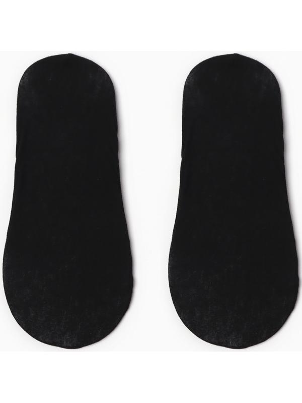 Подследники женские ажурные,  цвет чёрный, размер 23-25 (36-40)