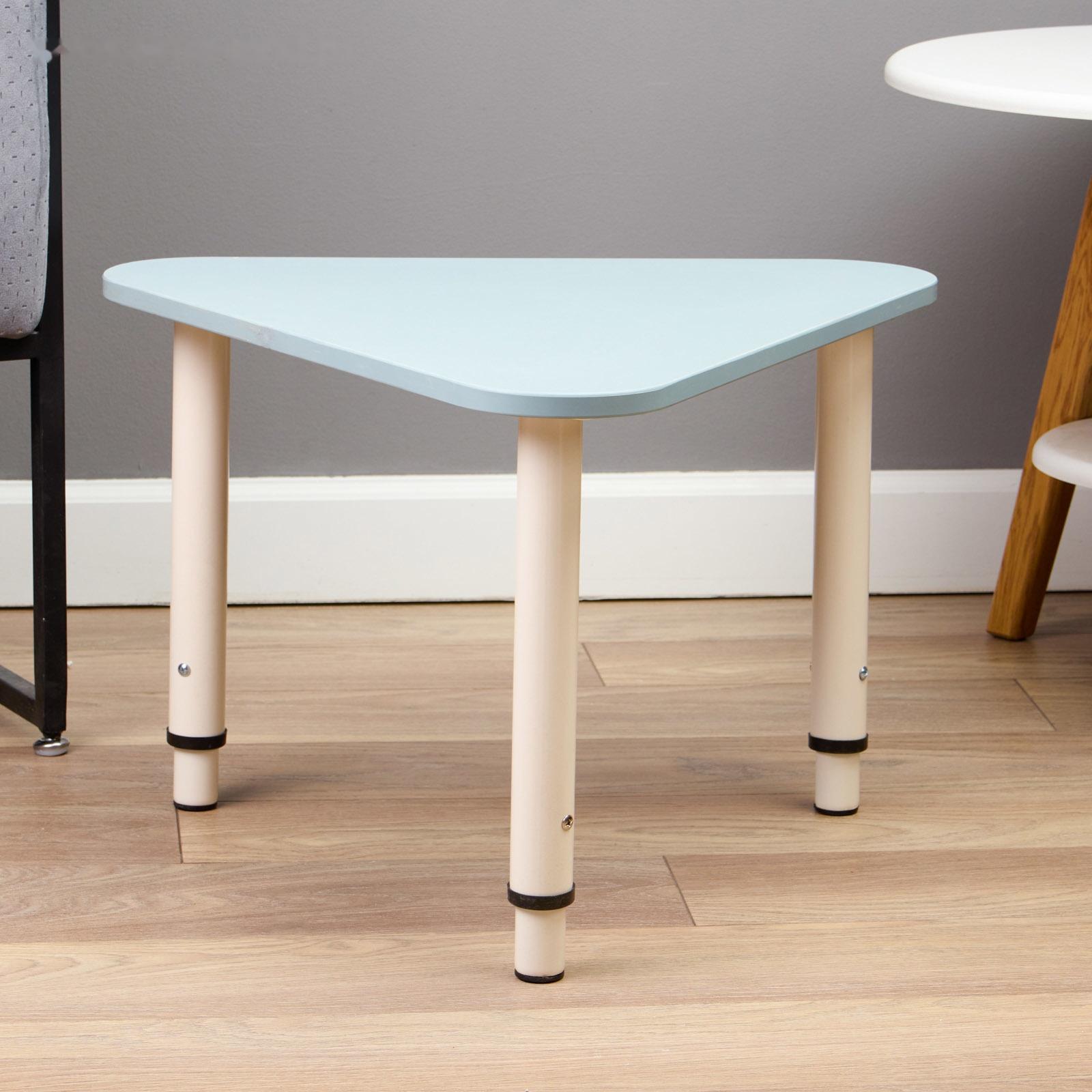 Стол Треугольник растущий гр.0-3 на металлокаркасе, Дастин грин