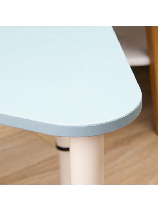 Стол Треугольник растущий гр.0-3 на металлокаркасе, Дастин грин