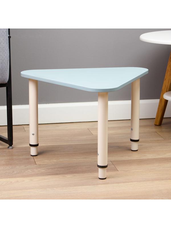 Стол Треугольник растущий гр.0-3 на металлокаркасе, Дастин грин