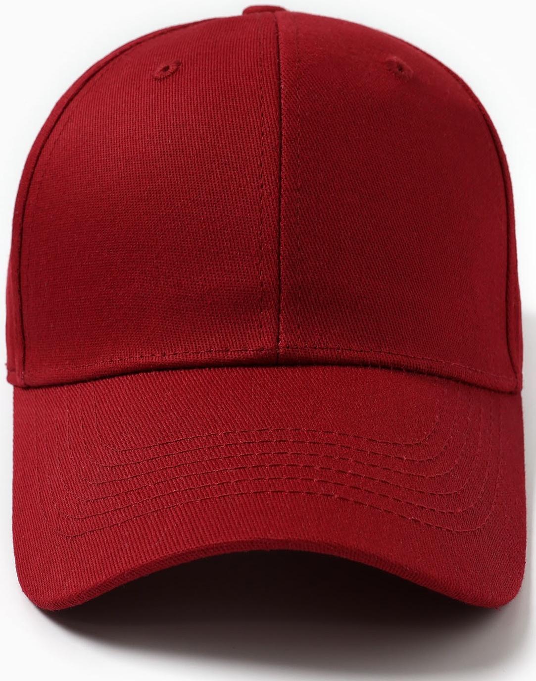 Бейсболка мужская, цвет бордо, размер 56-58