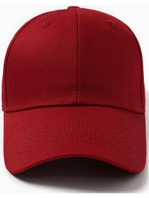 Бейсболка мужская, цвет бордо, размер 56-58
