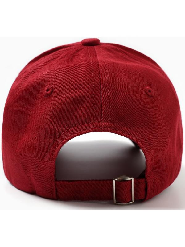 Бейсболка мужская, цвет бордо, размер 56-58