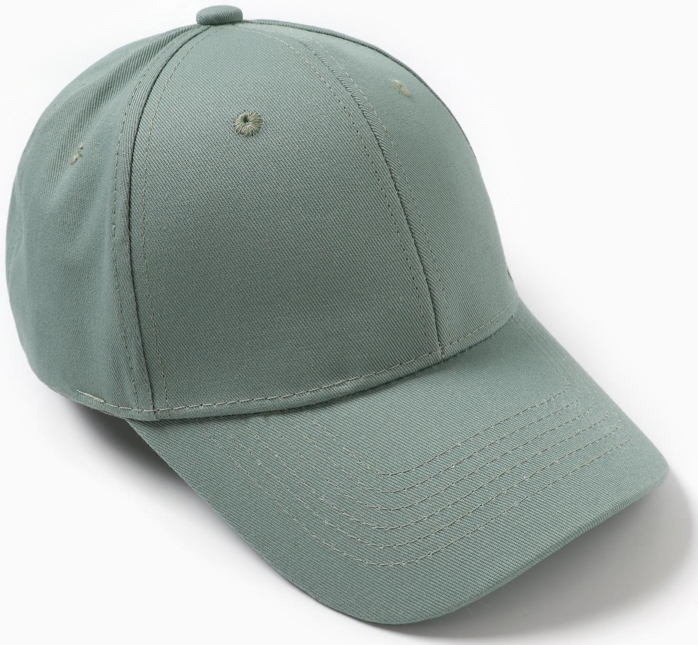 Бейсболка мужская, цвет аква, размер 56-58