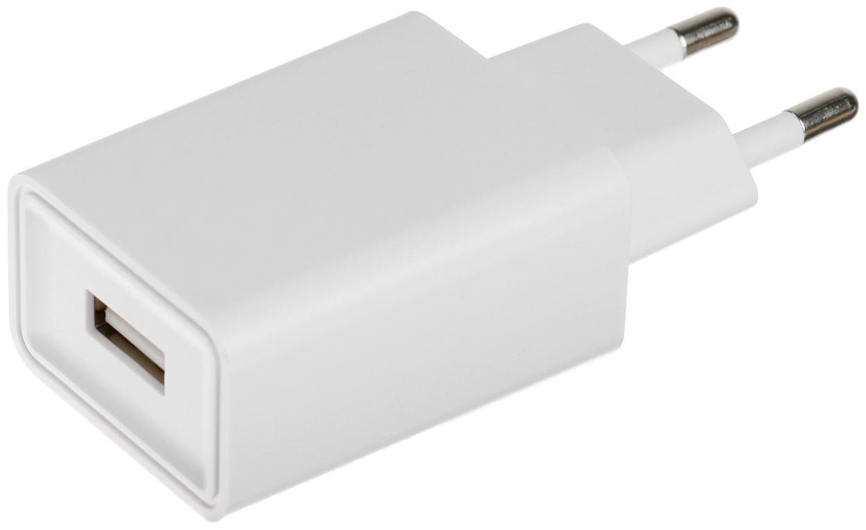 Сетевое зарядное устройство GQ-1, USB, 2.4 А, белое