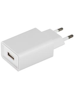 Сетевое зарядное устройство GQ-1, USB, 2.4 А, белое