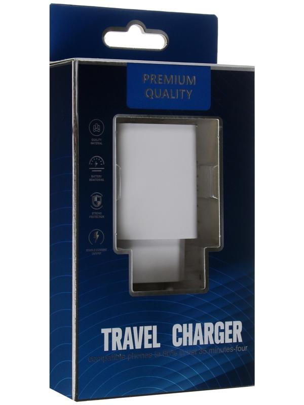 Сетевое зарядное устройство GQ-1, USB, 2.4 А, белое