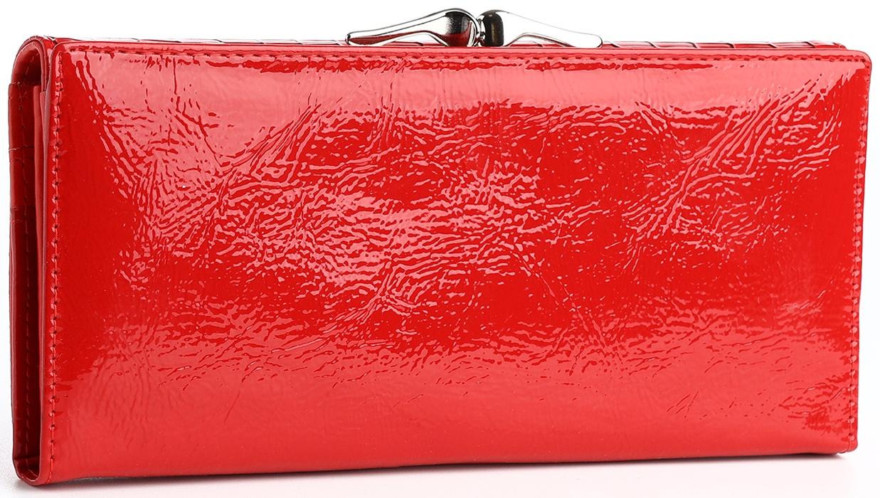 Кошелёк на магните, цвет красный