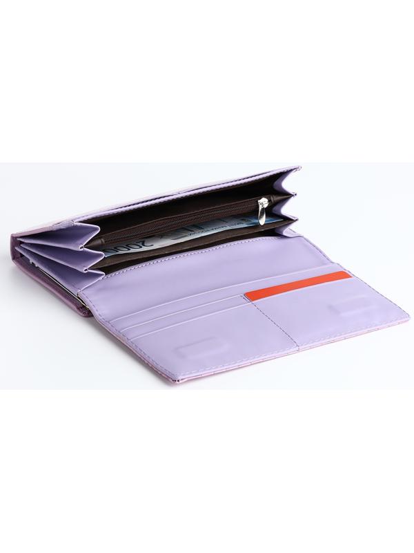 Кошелёк на магните, цвет фиолетовый