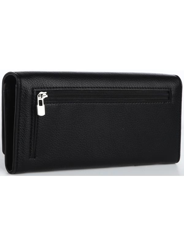 Кошелёк на магните, цвет чёрный