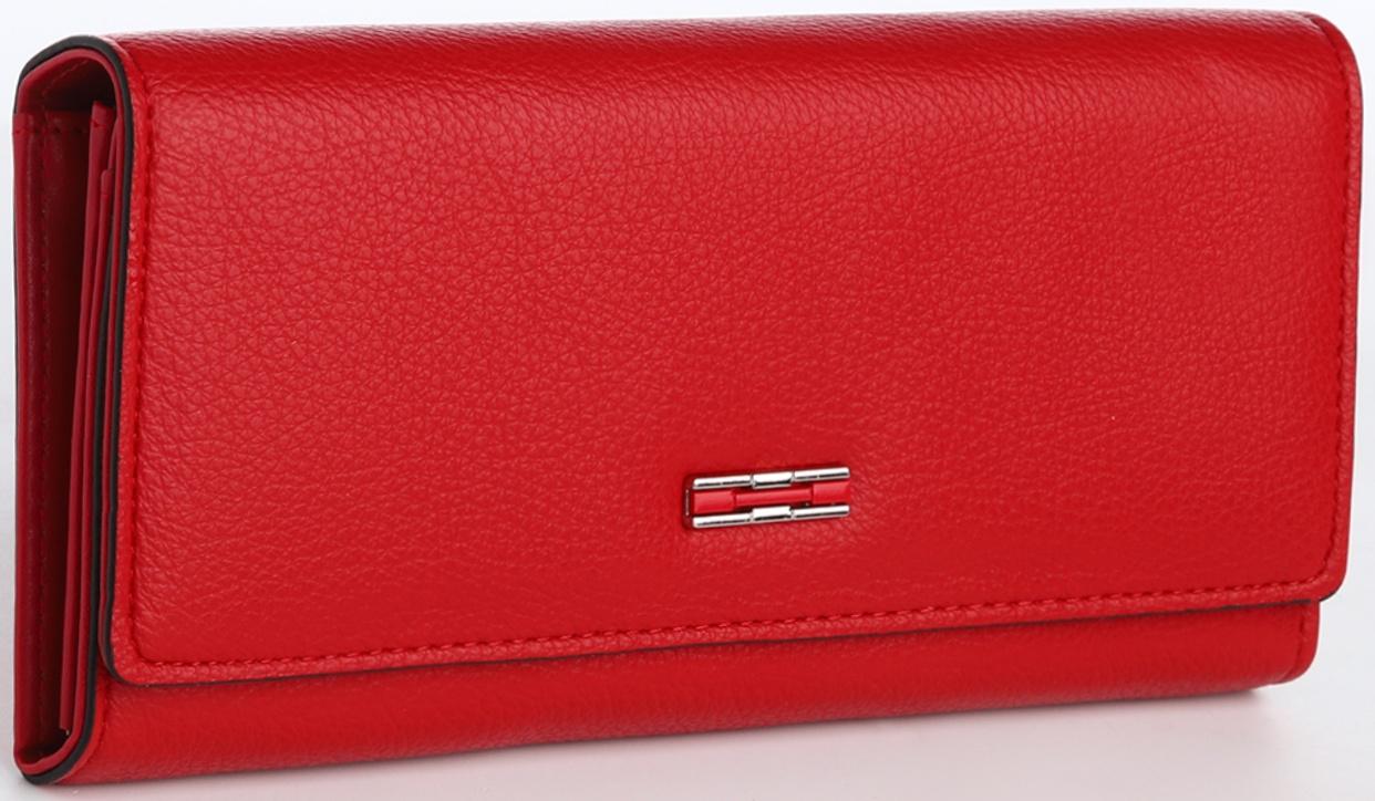 Кошелёк на магните, цвет красный