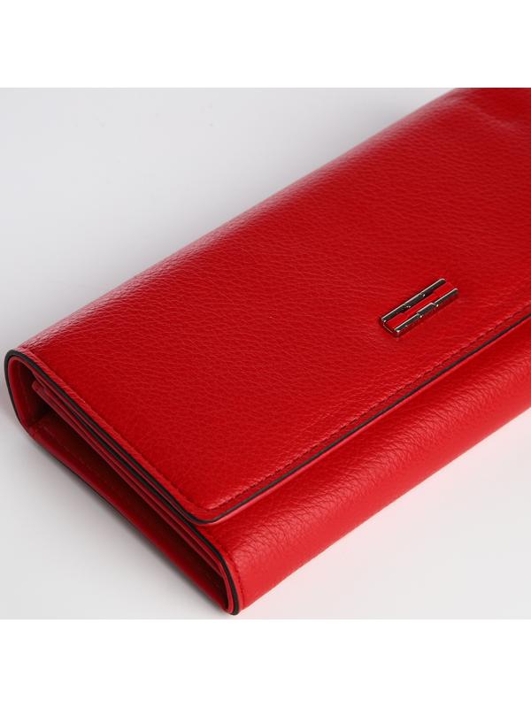 Кошелёк на магните, цвет красный