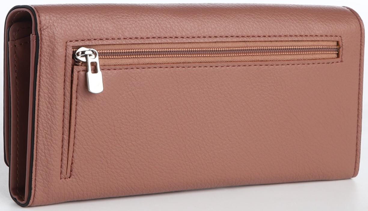Кошелёк на магните, цвет пудровый