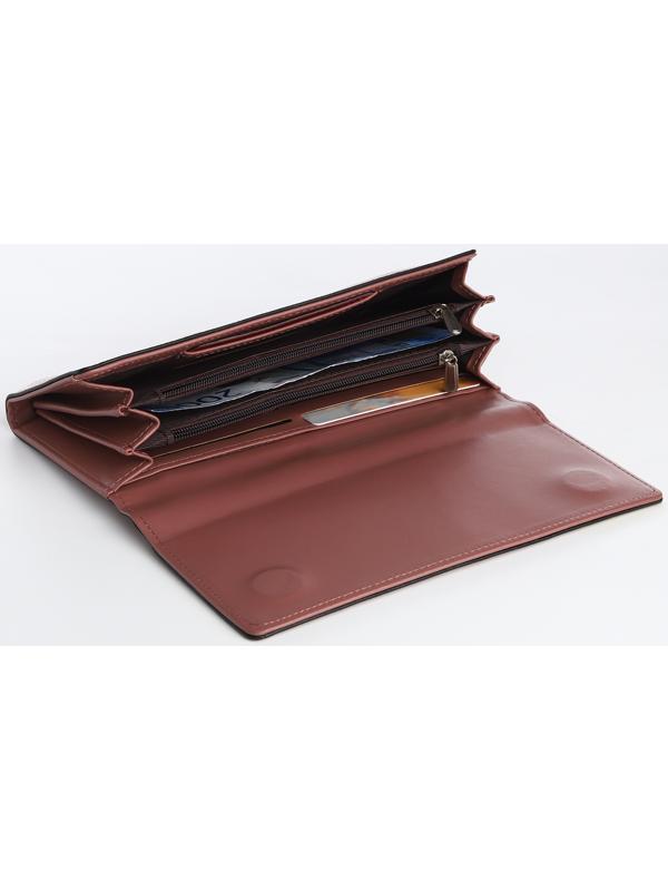 Кошелёк на магните, цвет пудровый