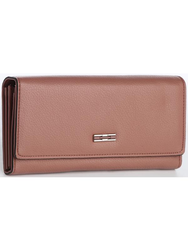 Кошелёк на магните, цвет пудровый