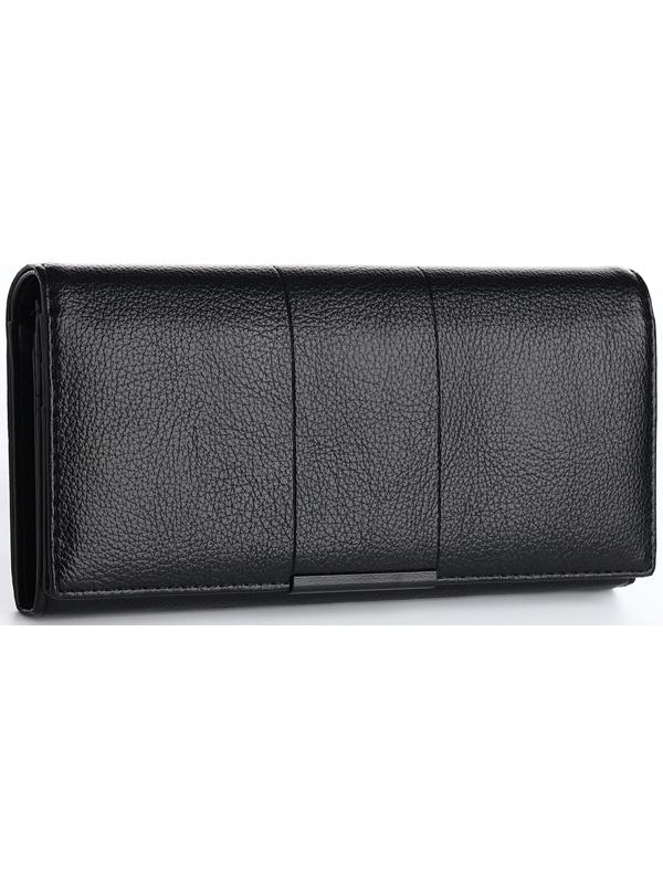 Кошелёк на магните, цвет чёрный