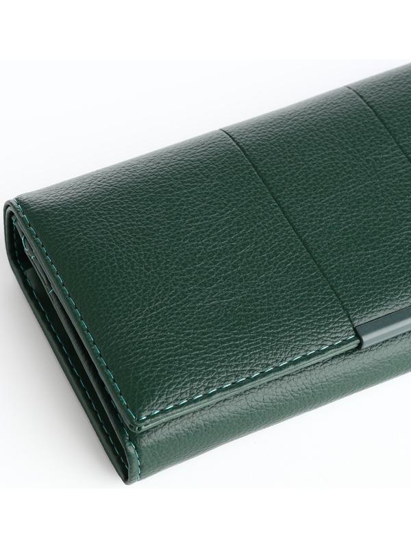 Кошелёк на магните, цвет зелёный