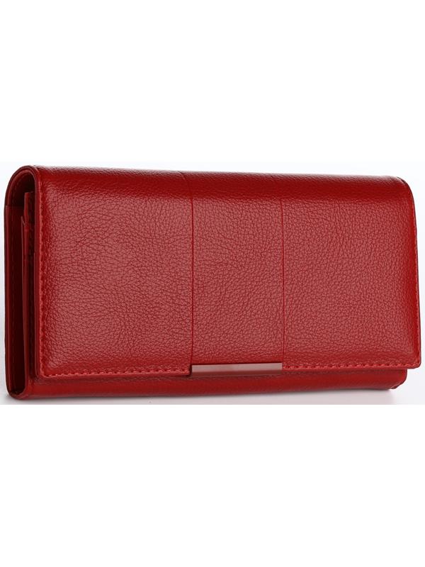 Кошелёк на магните, цвет красный