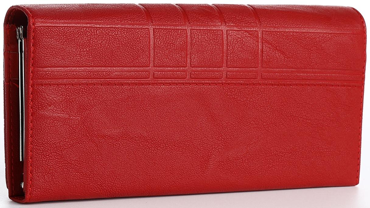 Кошелёк на магните, цвет красный