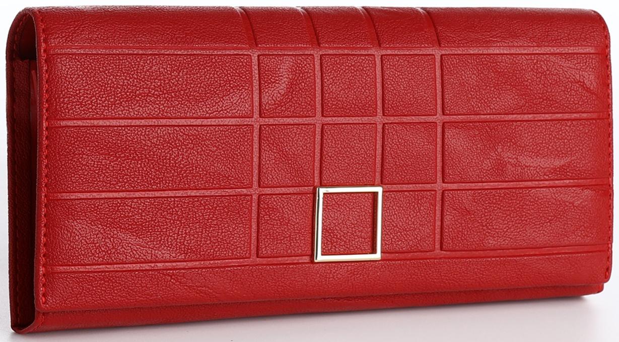 Кошелёк на магните, цвет красный