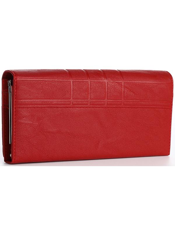 Кошелёк на магните, цвет красный