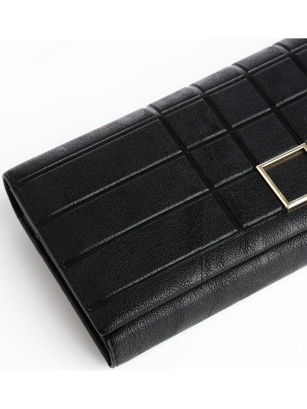 Кошелёк на магните, цвет чёрный