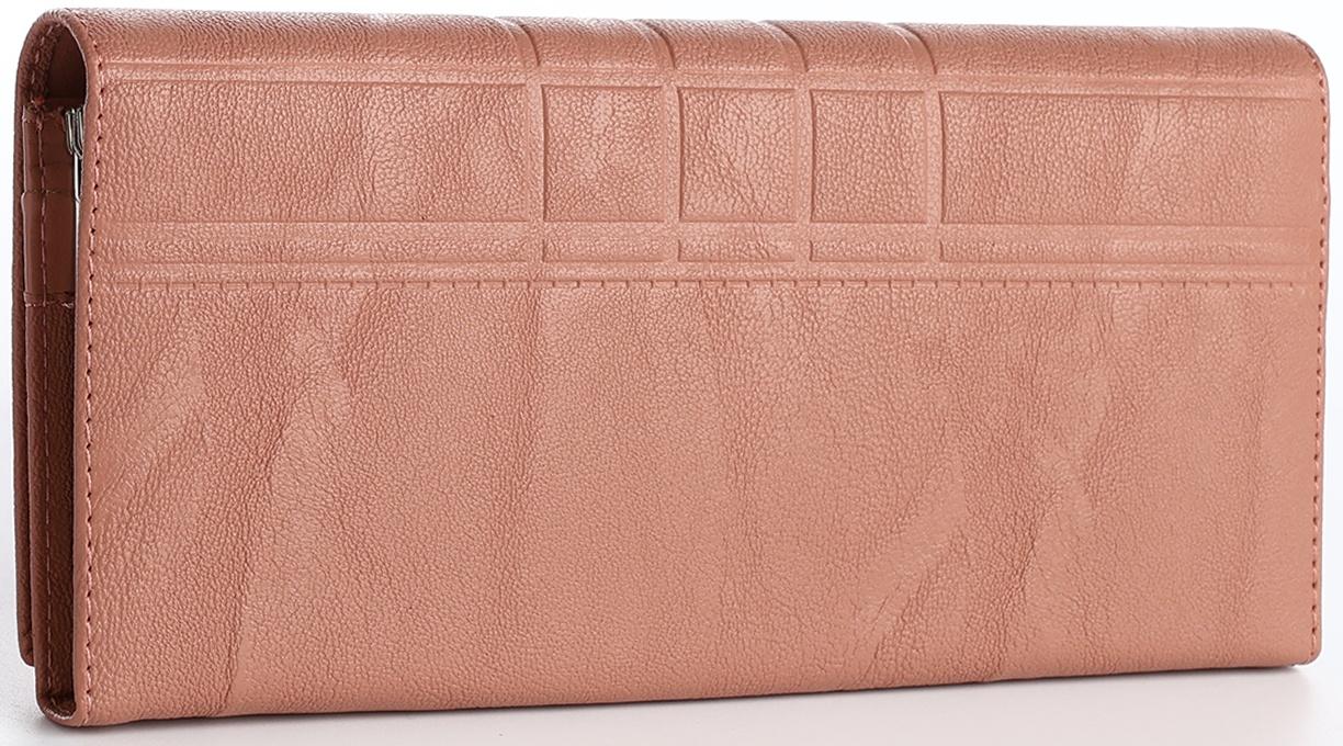 Кошелёк на магните, цвет пудровый