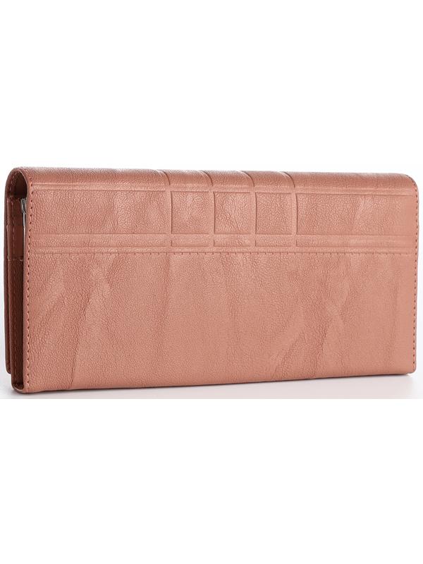 Кошелёк на магните, цвет пудровый