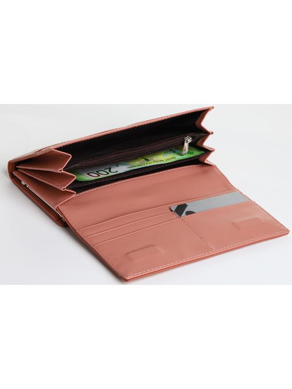 Кошелёк на магните, цвет розовый